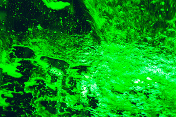 green abstract spalsh