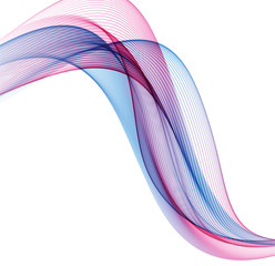 Abstract color wavy background