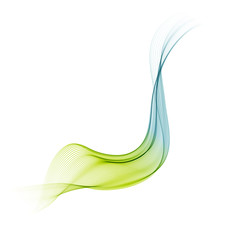 Abstract color wavy background