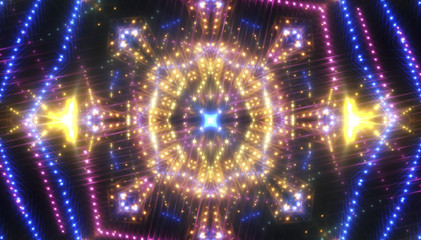 multicolored glitter lights background, beautiful rays of light. illustration digital.