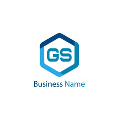 Initial Letter GS Logo Template Design