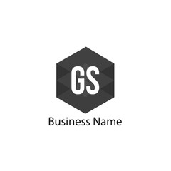 Initial Letter GS Logo Template Design