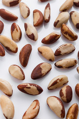 Obraz premium brazil nut on a white acrylic background
