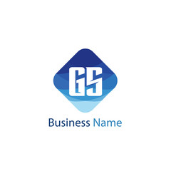 Initial Letter GS Logo Template Design