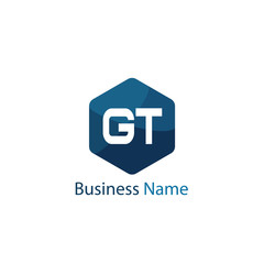 Initial Letter GT Logo Template Design