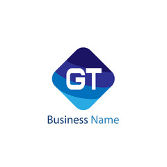Initial Letter GT Logo Template Design