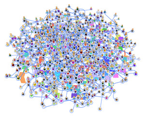 Cartoon Crowd Layered System, Inner Colors