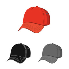 Isolated object of man and clothing symbol. Collection of man and wear vector icon for stock.