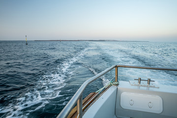 Return from Düne to the main island Heligoland