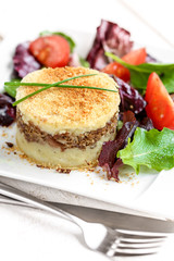 hachis parmentier (assiette blanche) 3