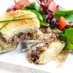 hachis parmentier (assiette blanche) 2