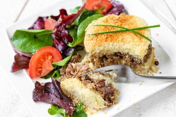 hachis parmentier (assiette blanche) 1