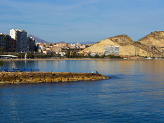 Fototapeta premium Popular summer vacation destination Alicante Spain