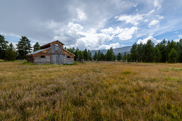 Thunderstorm over Little Buckaroo Ranch Barn