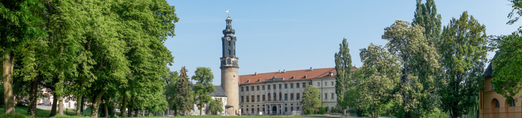 Fototapeta na wymiar city castle in Weimar in Germany