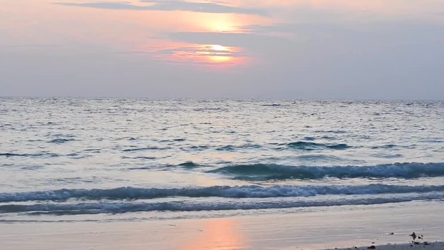 Sun is rising over Andaman sea, Phi-Phi Islands, Thailand