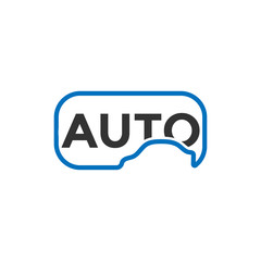 Clean automotive car logo icon design template
