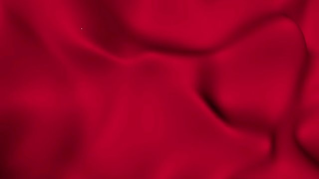 glossy red surface waving. Abstract wave background. 3D rendering