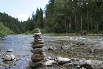 Steinmännchen Stapel