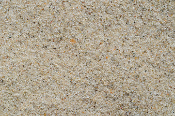 Top view of natural sand texture, background.