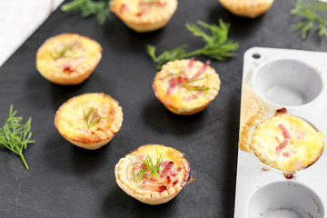 mini quiche sur ardoise 3