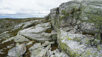 Summer rocky mountain landscape.