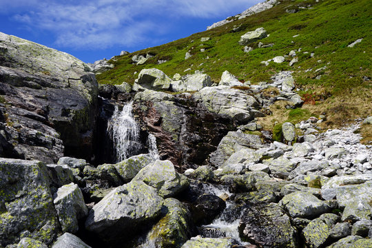 Small river in the mountain.