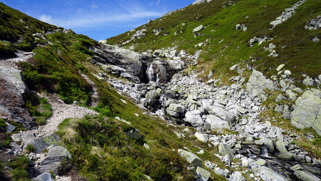 Small river in the mountain.