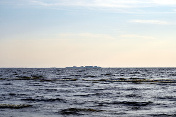 Obraz premium Cloud sunset over sea.