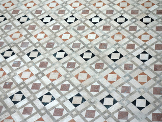 Marmorfu&szlig;boden in der Aula im Justizpalast in Wien 