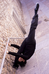 Male dancer doing a classic ballet pirouette © gemaibarra