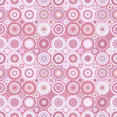 Geometric circle pattern - vector background illustration