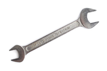 Wrench isolated on white background.