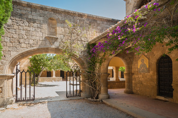 Obraz premium Monastery of Filerimos, Rhodes Island, Greece.