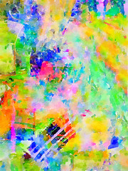 Abstract Watercolor on paper