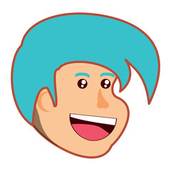 cartoon boy icon
