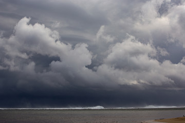 Stormy clouds in Rarotonga