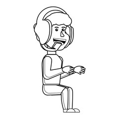 cartoon boy icon