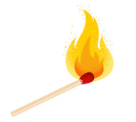 match with fire © Serazetdinov