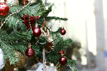 christmas tree decor macro