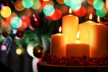 candle decor bokeh ball