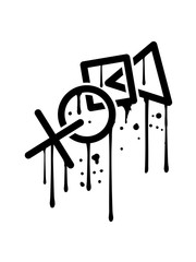 graffiti tropfen controller kontur cool X viereck dreieck symbole game kreis logo true gamer pixel 8 bit retro zocken spielen computer spaß konsole freak pad spiel clipart © Style-o-Mat-Design