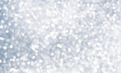 Beautiful abstract white and blue Bokeh Background