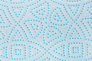 Perforated toilet paper as background, closeup. Personal hygiene