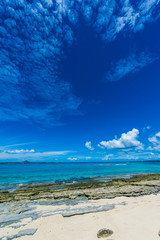 沖縄　水納島の海 Minnajima Island, okinawa, japan