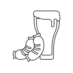 sausages and beer design