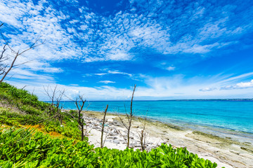 沖縄　水納島の海 Minnajima Island, okinawa, japan