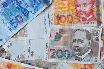 Kuna money of Croatia croatian