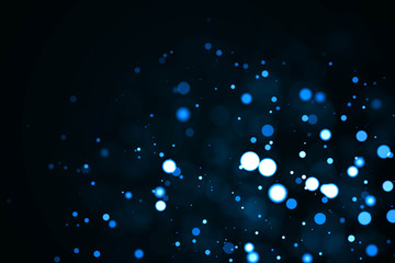 real backlit dust particles with real lens flare glitter lights background. defocused.