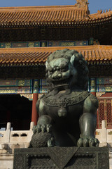 Lion, Gate of Divine Might, Forbidden City